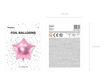 Picture of FOIL BALLOON STAR SATIN PALE PINK 18 INCH